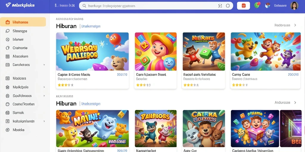 Tampilan antarmuka pengguna yang intuitif dan menarik.