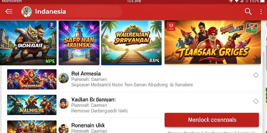 Tangkapan layar menampilkan antarmuka permainan yang menarik.