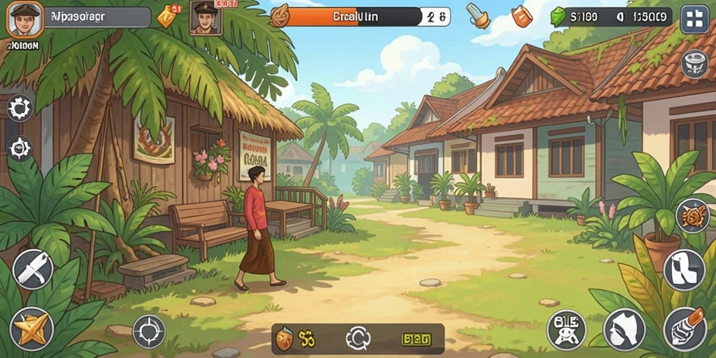 Screenshot aplikasi menampilkan antarmuka yang menarik.