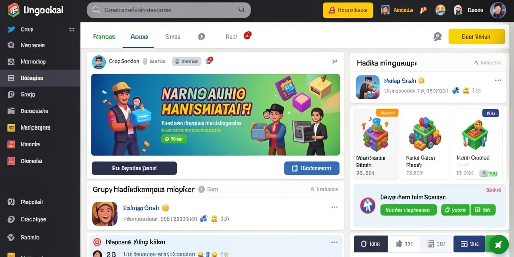 Tampilan antarmuka yang menarik dan modern.
